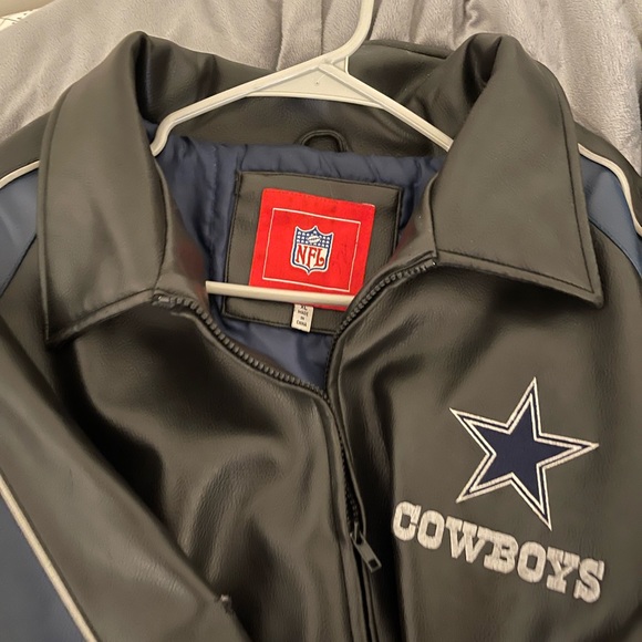Cowboys Vintage Leather Jacket - Picture 4 of 9